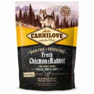 carnilove chicken rabbit для собак с курицей и кроликом 1.5 кг