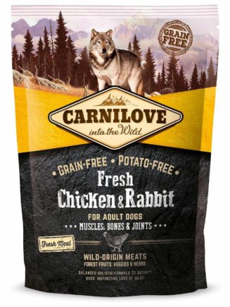 carnilove chicken rabbit для собак с курицей и кроликом 1.5 кг