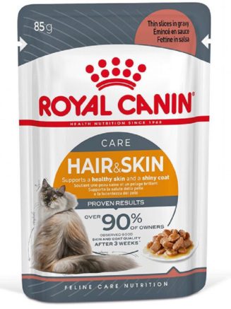 royal canin hair & skin care wet in jelly в желе для кошек 12х85 г