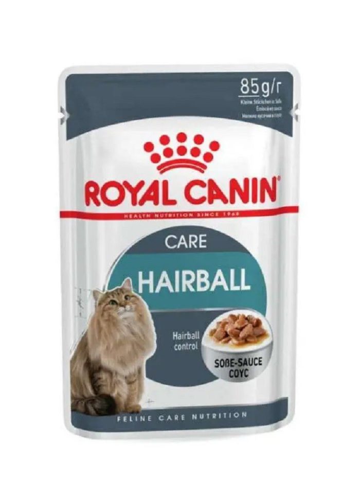 royal canin hairball care gravy для кошек в соусе 12х85 г