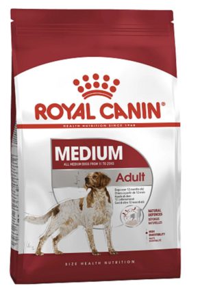 royal canin medium adult для собак 15 кг