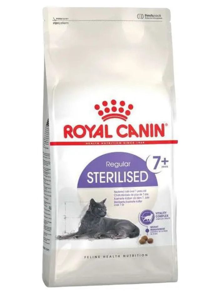 royal canin sterilised 7+ для стерилизованных кошек 1.5 кг