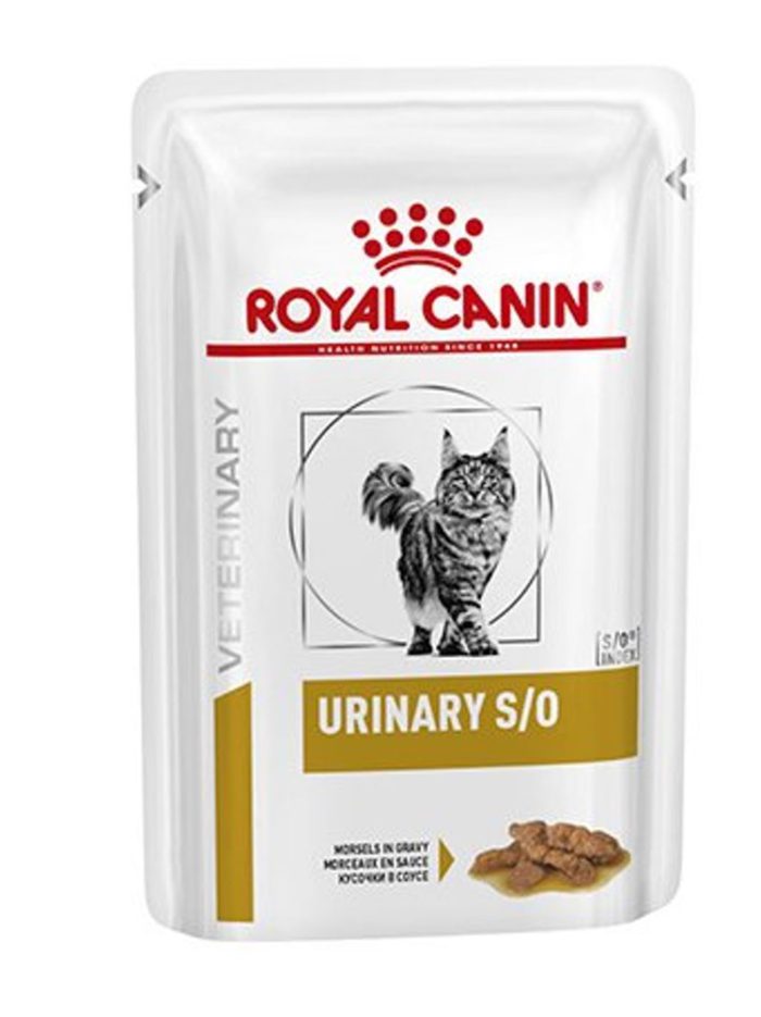 royal canin urinary s/o feline pouches gravy в соусе для кошек 12x85 г