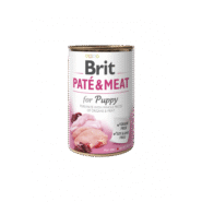 brit pate meat dog puppy для щенков паштет с курицей 400 г