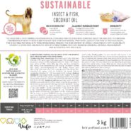 brit care dog sustainable sensitive fish с рыбой и насекомыми 12 кг