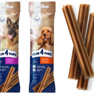 Клуб 4 Лапы premium dental sticks для собак крупных пород 117 г