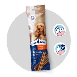 Клуб 4 Лапы premium dental sticks для собак средних пород 77 г