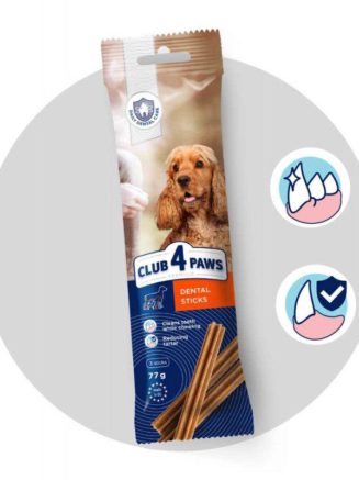 Клуб 4 Лапы premium dental sticks для собак средних пород 77 г