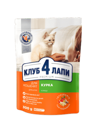 Клуб 4 Лапы premium kittens chicken для котят с курицей 300 г