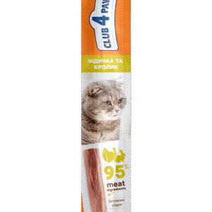 Клуб 4 Лапы premium Мясная палочка с индейкой и кроликом для кошек 10х5 г