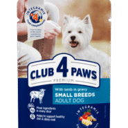 Клуб 4 Лапы premium small breeds lamb для собак с ягненком в соусе 24х100 г