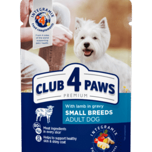Клуб 4 Лапы premium small breeds lamb для собак с ягненком в соусе 24х100 г