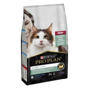 purina pro plan liveclear sterilised turkey для кошек стерилизованных с индейкой 1.4 кг