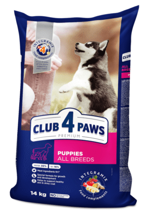 Клуб 4 Лапы premium puppies для щенков с курицей 14 кг