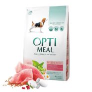 optimeal medium для собак средних пород с индейкой 4 кг