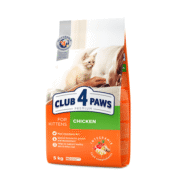 Клуб 4 Лапы premium kitten chicken для котят с курицей 5 кг