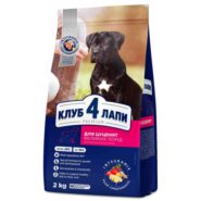 Клуб 4 Лапы premium puppies large для щенков крупных пород с курицей 2 кг