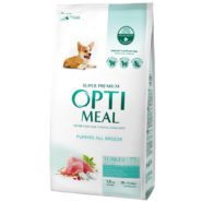optimeal puppies для щенков с индейкой 1.5 кг