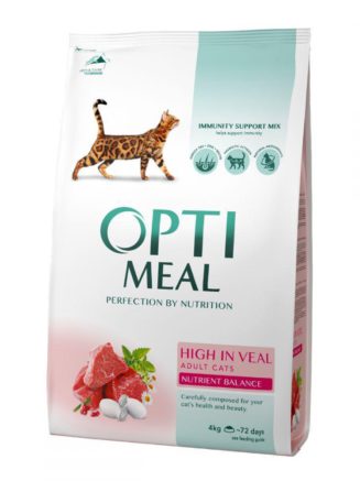 optimeal lamb sensitive для кошек с ягненком 4 кг