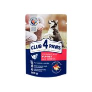 Клуб 4 Лапы premium puppies turkey с индейкой в соусе для щенков 24х100 г