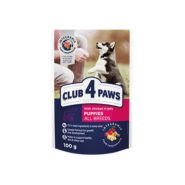Клуб 4 Лапы premium puppies chicken с курицей в желе для щенков 24х100 г