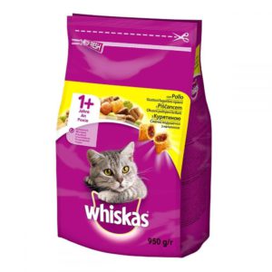 whiskas для кошек с курицей 800 г