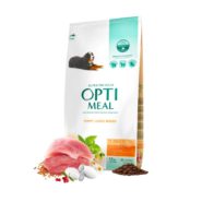 optimeal puppy large для щенков крупных пород с индейкой 12 кг