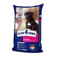 Клуб 4 Лапы premium puppies large для щенков крупных пород с курицей 14 кг