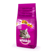 whiskas для кошек с курицей 300 г