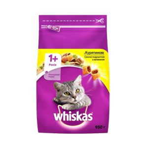 whiskas для кошек с курицей 14 кг