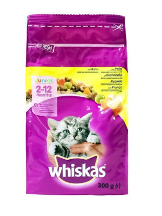 whiskas с курицей для котят 14 кг