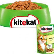 kitekat пауч для кошек с курицей в соусе 28*85 г