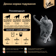 sheba slices для кошек с курицей и говядиной в соусе 28*85 г