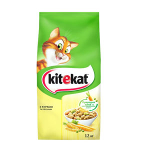 kitekat для кошек с курицей 300 г