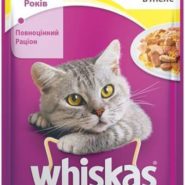 whiskas пауч для кошек курица в желе 28*85 г