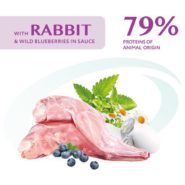 optimeal rabbit & wild blueberries in sauce для собак с кроликом 12x100г
