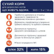 Клуб 4 Лапы premium indoor lamb 4in1 для кошек с ягненком 14 кг