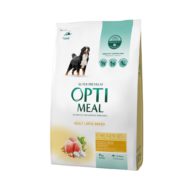 optimeal maxi для собак крупных пород с курицей 12 кг