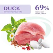 optimeal duck hairball control для кошек с уткой 200 г