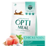 optimeal kittens chicken для котят с курицей 4 кг