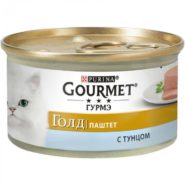 gourmet gold для кошек паштет с тунцом 85г*24шт