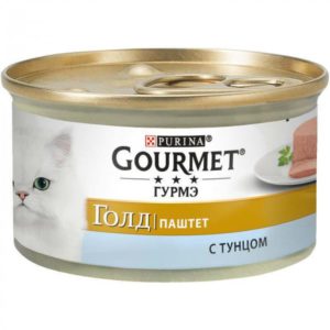 gourmet gold для кошек паштет с тунцом 85г*24шт