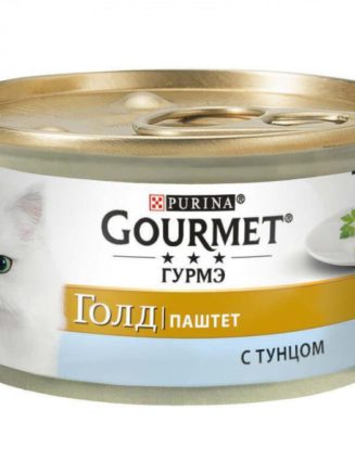 gourmet gold для кошек паштет с тунцом 85г*24шт