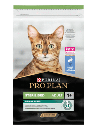 purina pro plan cat sterilised renal plus rabbit для стерилизованных кошек с кроликом 10 кг