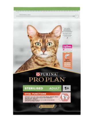 purina pro plan cat sterilised vital functions salmon для кошек стерилизованных с лососем 10 кг