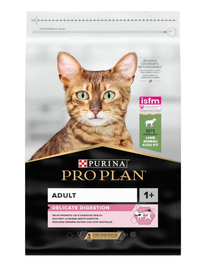 purina pro plan cat adult delicate digestion lamb для кошек с ягнёнком 10 кг