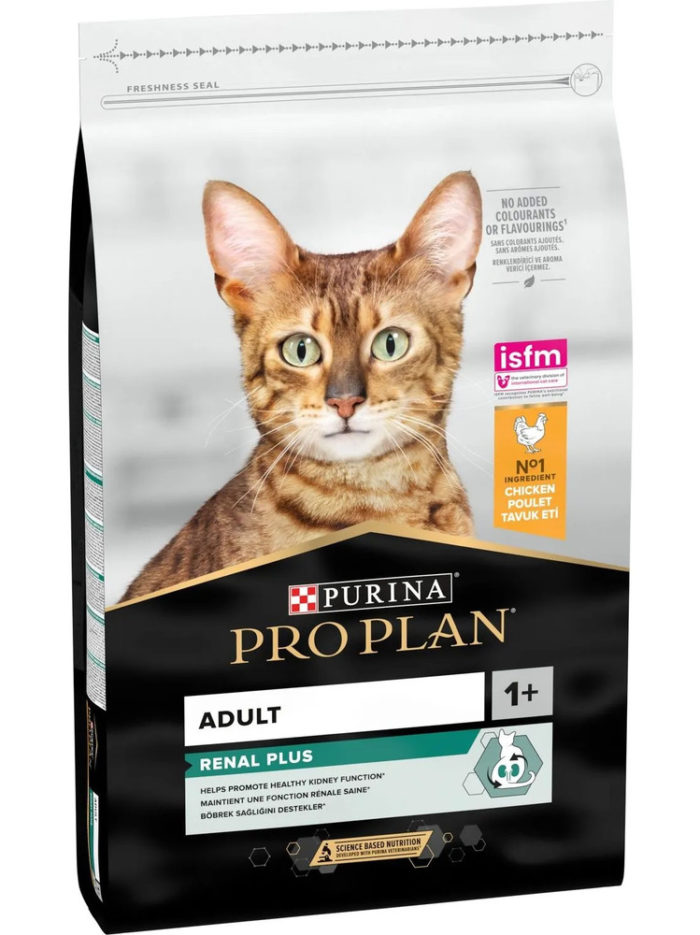 purina pro plan cat adult renal plus chicken для кошек с курицей 1.5 кг