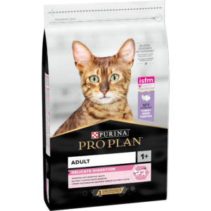purina pro plan cat adult delicate digestion turkey для кошек c индейкой 1.5 кг
