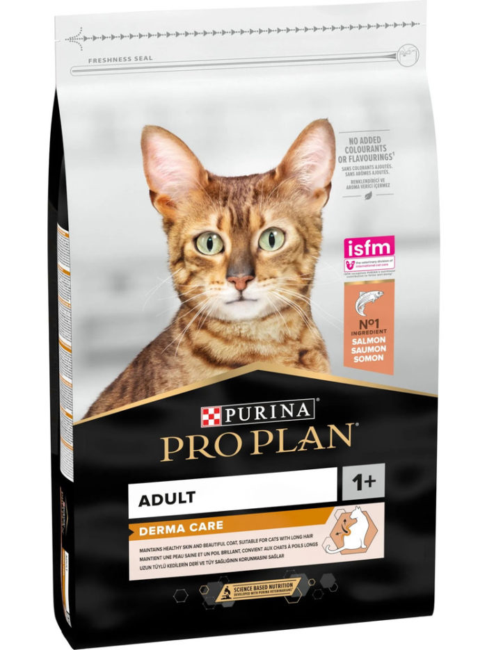 purina pro plan cat derma care salmon для кошек с лососем 1.5 кг