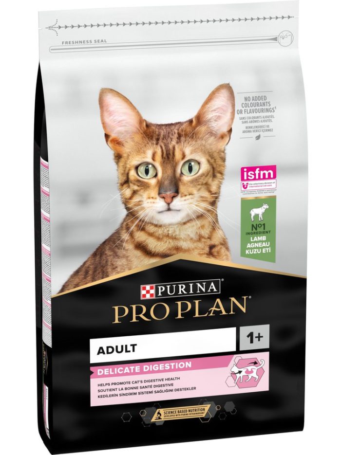 purina pro plan cat adult delicate digestion lamb для кошек с ягнёнком 1.5 кг